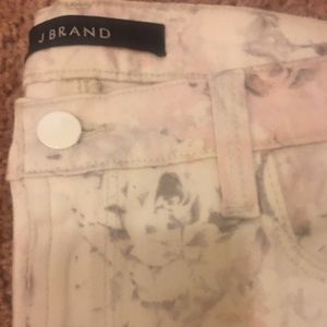 Beautiful J Brand jeans with pretty floral pattern